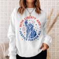 With Liberty And Justice For All Sweatshirt Gifts for Her With Liberty And Justice For All Sweatshirt Gifts for Her