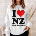 I Love Heart ニュージーランド Nz キウイマオリ文化 スウェットシャツ 彼女への贈り物
