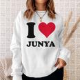 I Love Junya スウェットシャツ 彼女への贈り物