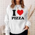 I Love Pizza スウェットシャツ 彼女への贈り物