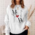 M&W カップル イニシャル 結婚式 記念日 新築祝い スウェットシャツ 彼女への贈り物