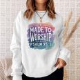 Made To Worship シャツ 礼拝シャツ メンズ & レディース God スウェットシャツ 彼女への贈り物