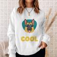 My Dog Thinks I'm Cool サングラス ジャーマンシェパード ドッグオーナー 長袖tシャツ スウェットシャツ 彼女への贈り物