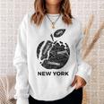 New York City The Big Apple Graphic New York City スウェットシャツ 彼女への贈り物