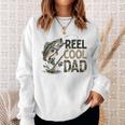 Reel Cool Dad Fishing Papa Father's Day Fisherman Fish Sweatshirt Gifts for Her