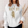 Resist Penguins Activism グラフィック Wetand With Penguins 長袖tシャツ スウェットシャツ 彼女への贈り物