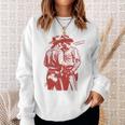 Retro Saddle Up Cowboy Gay Trans Rights Lgbt Pride Sweatshirt Gifts for Her