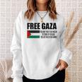 Save Gaza Free Palestine Free Gaza Proud Gaza Palestina スウェットシャツ 彼女への贈り物