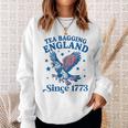 Tea Bagging England Since 1773 Patriotic Eagle 4Th Of July Sweatshirt Gifts for Her