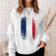 Vintage France Distressed Flag Illustration Graphic s スウェットシャツ 彼女への贈り物
