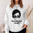 Viva La Libertad Carajo La Libertad Avanza ハビエル・ミレイ スウェットシャツ 彼女への贈り物