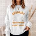 Yes I'm An Arborist Arboricultureアーボリスト 長袖tシャツ スウェットシャツ 彼女への贈り物