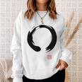 Zen Calligraphy Buddhist Enso Circle スウェットシャツ 彼女への贈り物