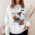 【ハロウィン特集】Usデザイン ハローキティ トリックオアトリート スウェットシャツ 彼女への贈り物
