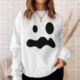 お化けの顔 ハロウィーン 幽霊 おばけ ゆうれい スウェットシャツ 彼女への贈り物