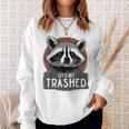 アライグマコスチュームtシャツ グルービー Let's Get Trashed スウェットシャツ 彼女への贈り物