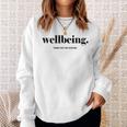 ウェルビーイング 既存に感謝 スウェットシャツ 彼女への贈り物