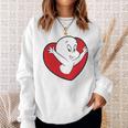 キャスパー・ザ・フレンドリー・ゴースト バレンタインデーのフロント&バック スウェットシャツ 彼女への贈り物