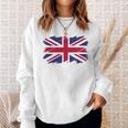 グウェントuk、イギリスの国旗、ユニオンフラッググウェント 長袖tシャツ スウェットシャツ 彼女への贈り物