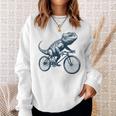 サイクリングトカゲ、爬虫類、爬虫類学、フトアゴヒゲトカゲ スウェットシャツ 彼女への贈り物