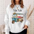 タイ トゥクトゥク バンコク スウェットシャツ 彼女への贈り物