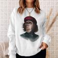 チェ ゲバラ チンパンジー スウェットシャツ 彼女への贈り物