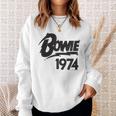デヴィッド・ボウイ・ダイアモンド・ドッグス 1974 スウェットシャツ 彼女への贈り物