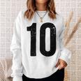 ナンバー10 スウェットシャツ 彼女への贈り物