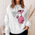 ピンク パンツ Master Of My Own Worth 面白い引用句シャツ スウェットシャツ 彼女への贈り物