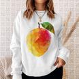 マンゴーフルーツモチーフアートマンゴー スウェットシャツ 彼女への贈り物
