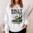 メンズ ラリーレース 父 ファニー ラリーカー レーシング お父さん スウェットシャツ 彼女への贈り物