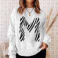 太字 クリエイティブ ゼブラマーカー 文字 M デザイン アニマルシリーズ スウェットシャツ 彼女への贈り物