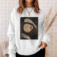 死んだ母 エゴン・シーレ作 1910 長袖tシャツ スウェットシャツ 彼女への贈り物