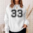 番号33 スウェットシャツ 彼女への贈り物