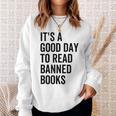 禁止された本を読むのに良い日だ面白いヴィンテージ スウェットシャツ 彼女への贈り物