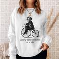 自転車に乗ったベートーベン ルートヴィグバン ベートーベン スウェットシャツ 彼女への贈り物