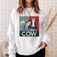 面白い 牛 牧場 動物 男性 面白い ギフト 子供 農業 農場 スウェットシャツ 彼女への贈り物