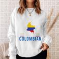 面白いコロンビアスラングjerga Colombiana メンズ レディース 長袖tシャツ スウェットシャツ 彼女への贈り物