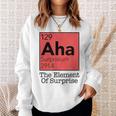 驚きの元素 周期表 129 アハ サプライズ スウェットシャツ 彼女への贈り物