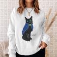 黒猫のウィズ 黒猫 スウェットシャツ 彼女への贈り物