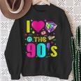 1990'S 90S Retro I Heart The Nineties Costume Party スウェットシャツ 年配の女性への贈り物