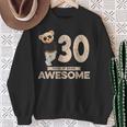 30歳の誕生日 メンズ レディース オリジナル 素晴らしいテディベア スウェットシャツ 年配の女性への贈り物