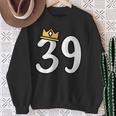 39 歳の誕生日番号 39 バースデー バルーン 39 スウェットシャツ 年配の女性への贈り物