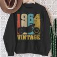 61 歳の誕生日バイカーギフトtシャツ-ヴィンテージ1964バイク スウェットシャツ 年配の女性への贈り物