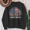 90Th Birthday Vintage 1935 90 Years Old Usa Flag Sweatshirt Gifts for Old Women