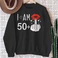 I Am 50 Plus 1 中指 51歳の誕生日 面白い スウェットシャツ 年配の女性への贈り物