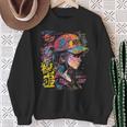 Anime Manga Motivo Colorido Arte Anime Camisa de entrenamiento Regalos para ancianas