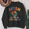 Autism Is Myuperpower 自閉症啓発パズル プライド スウェットシャツ 年配の女性への贈り物