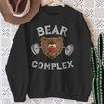Bear Complex Wod Barbell ワークアウト スウェットシャツ 年配の女性への贈り物