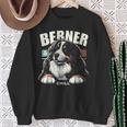 Berner And Chill バーニーズマウンテンドッグ 面白いグラフィックtシャツ スウェットシャツ 年配の女性への贈り物